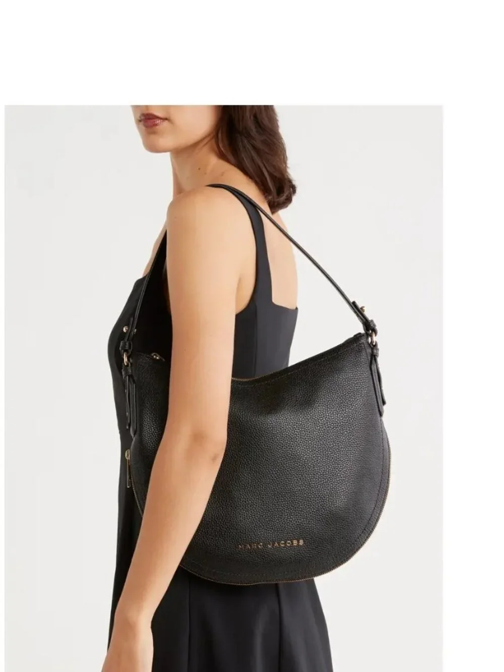 Marc Jacobs Groove Shoulder Bag- Hobo Style-Black Pebbled Leather- New with tags